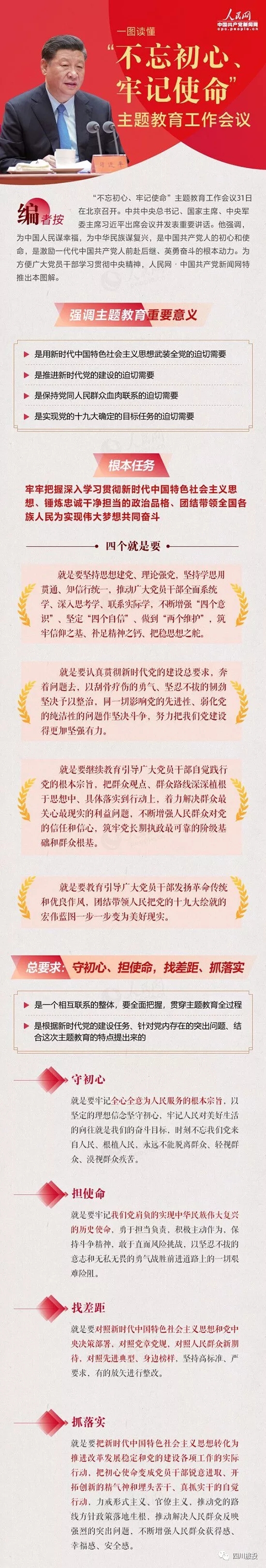 不忘初心、牢记使命| 一图读懂“不忘初心、牢记使命”主题教育工作会议