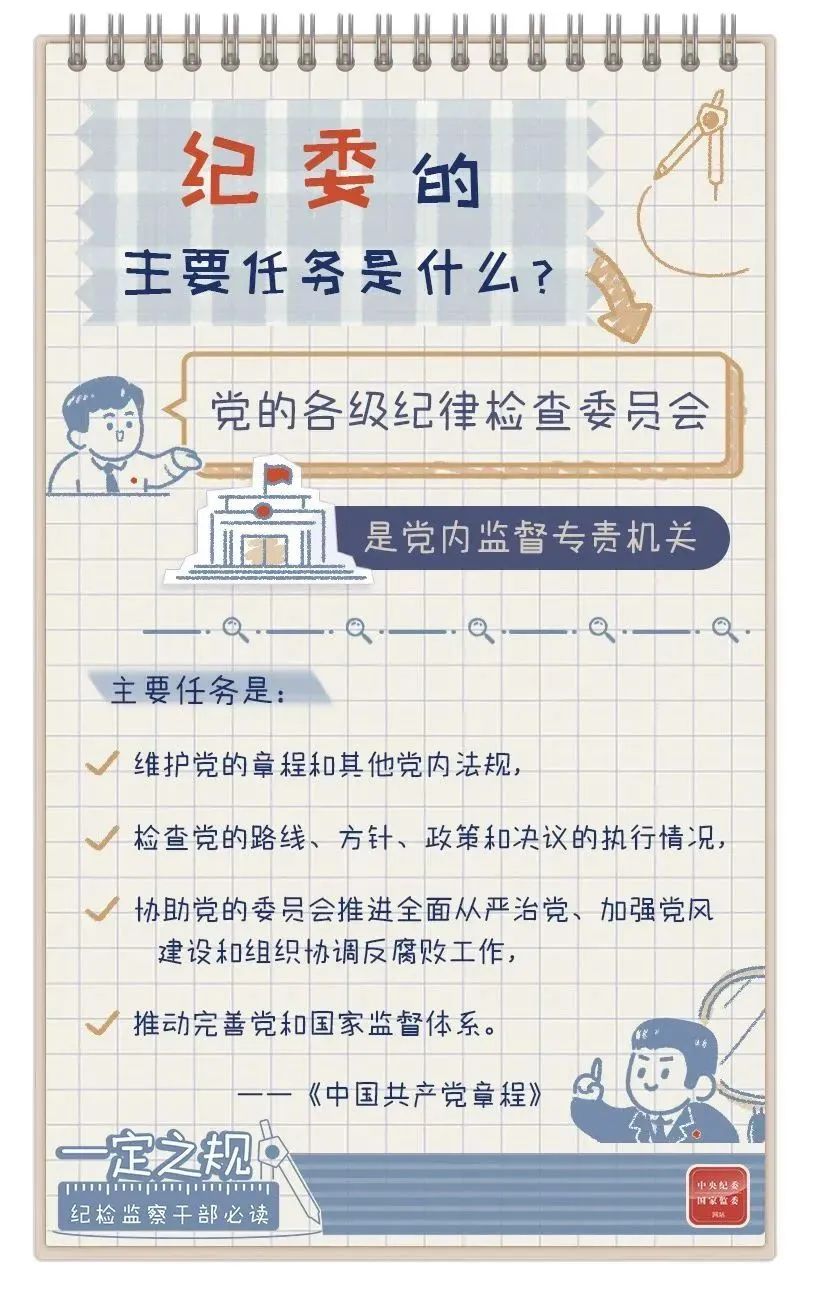 一定之规：纪委的主要任务是什么？